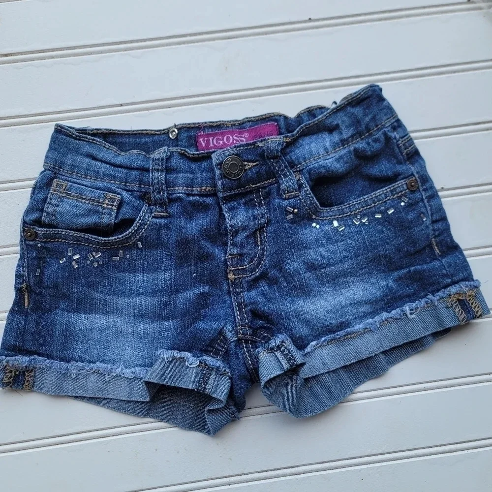 of 6 Girls Jeans Lee Vigoss Blue Purple Pants Skirt Shorts Limited Too Sz 7